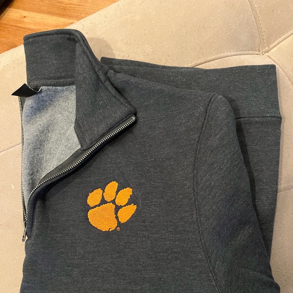 Clemson quarter zip pullover